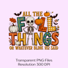 All The Fall Things Clipart Bundle