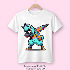 Llama Dabbing Illustration Shirt Clipart Bundle - CraftNest - Digital Crafting and Art