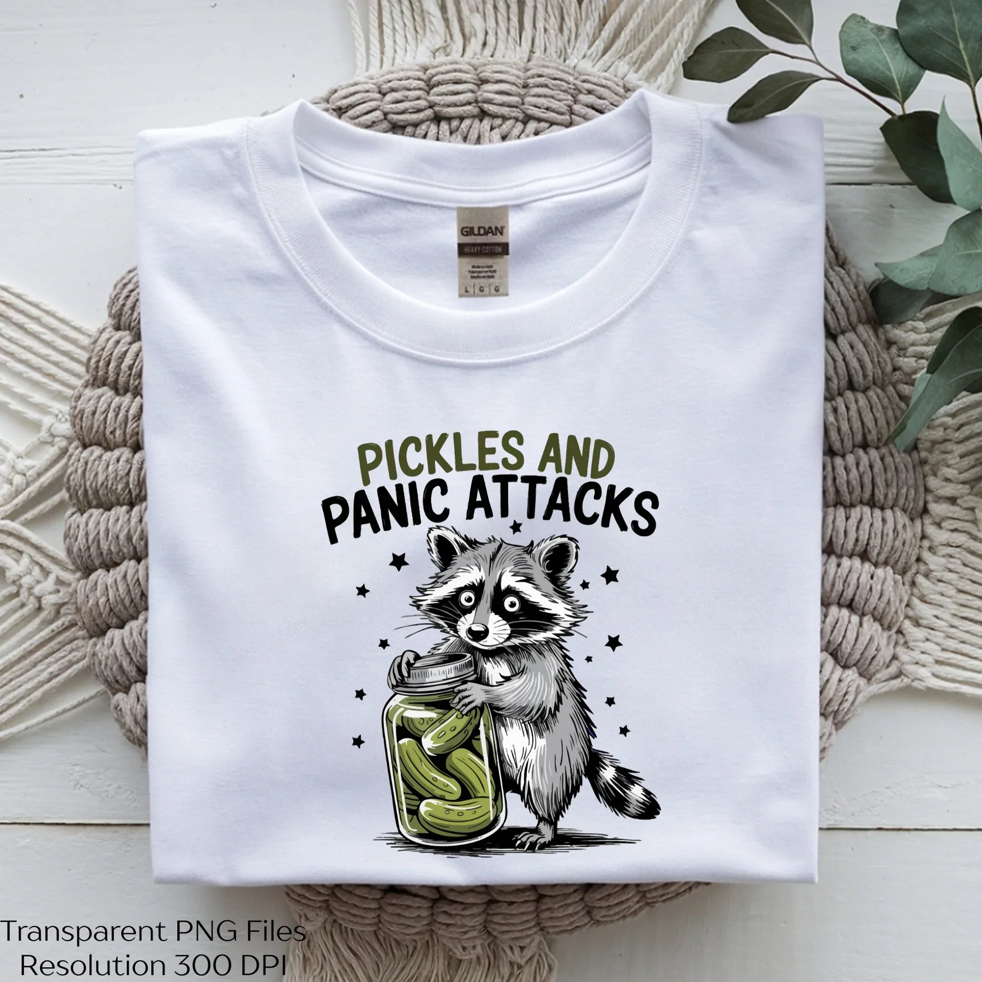 Sad Pickle Raccoon Humor Quote Clipart Bundle - CraftNest - Digital Crafting and Art