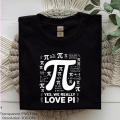 Yes We Really Love Pi Illustration Clipart Bundle - CraftNest - Digital Crafting and Art