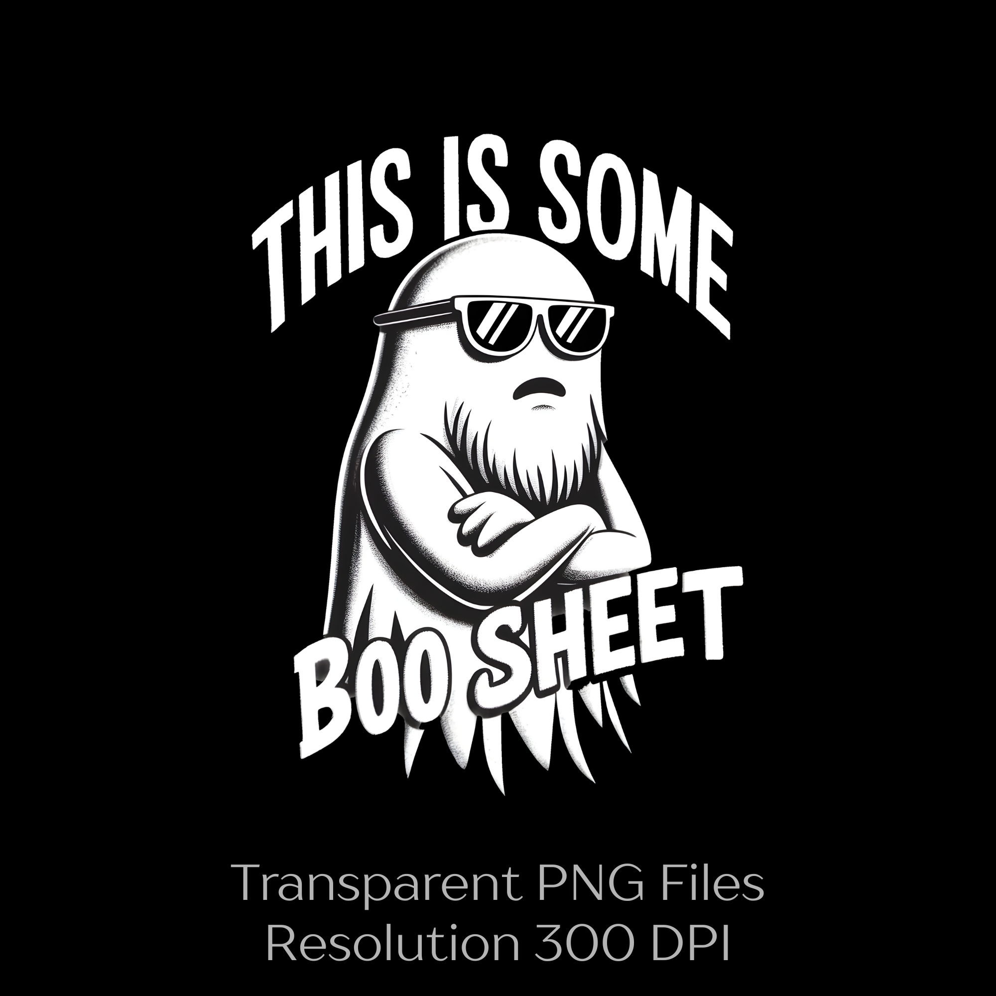 Boo Sheet Ghost Clipart Bundle