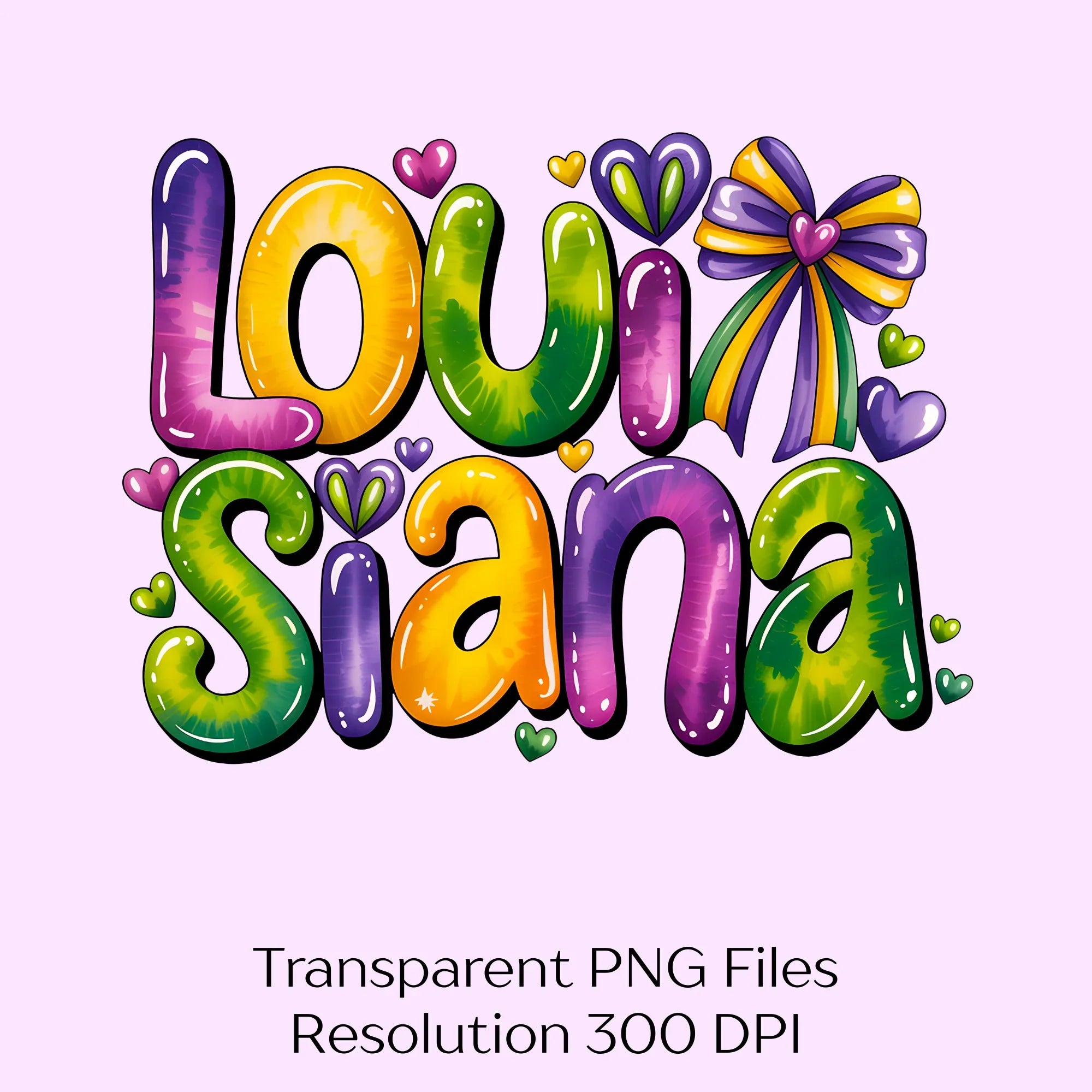 Louisiana Coquette Bow Mardi Gras Clipart Bundle - CraftNest - Digital Crafting and Art