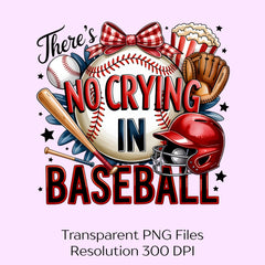 No Crying in Baseball Clipart Bundle - CraftNest - Digital Crafting and Art