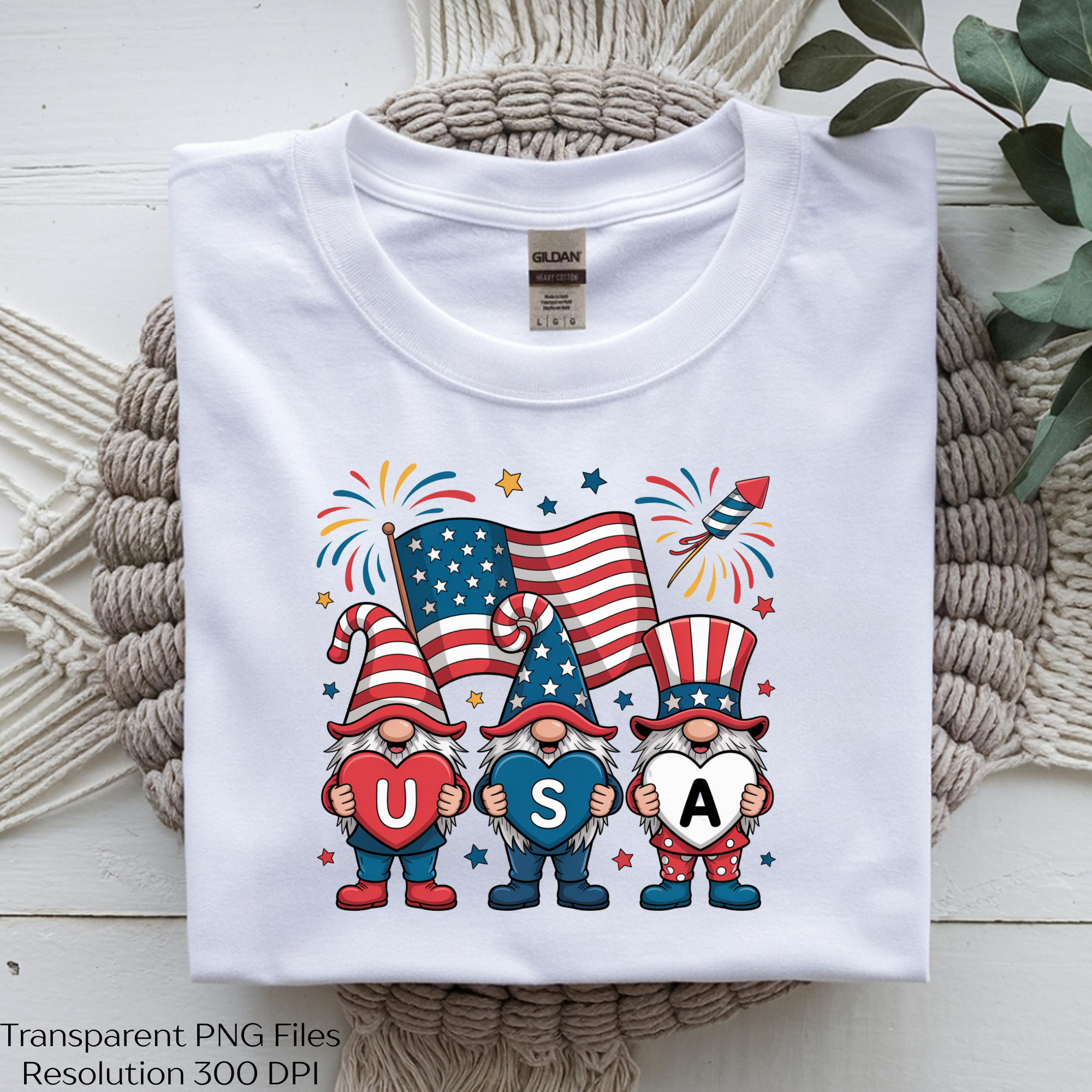 4th of July Patriotic Gnomes Clipart Bundle - CraftNest - Digital Crafting and Art