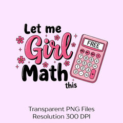 Let Me Girl Math This Girly Clipart Bundle - CraftNest - Digital Crafting and Art