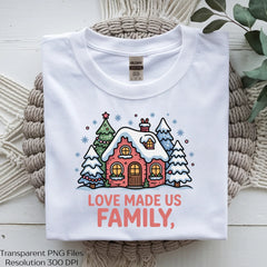 Love Made Family Christmas Crew Clipart Bundle - CraftNest - Digital Crafting and Art