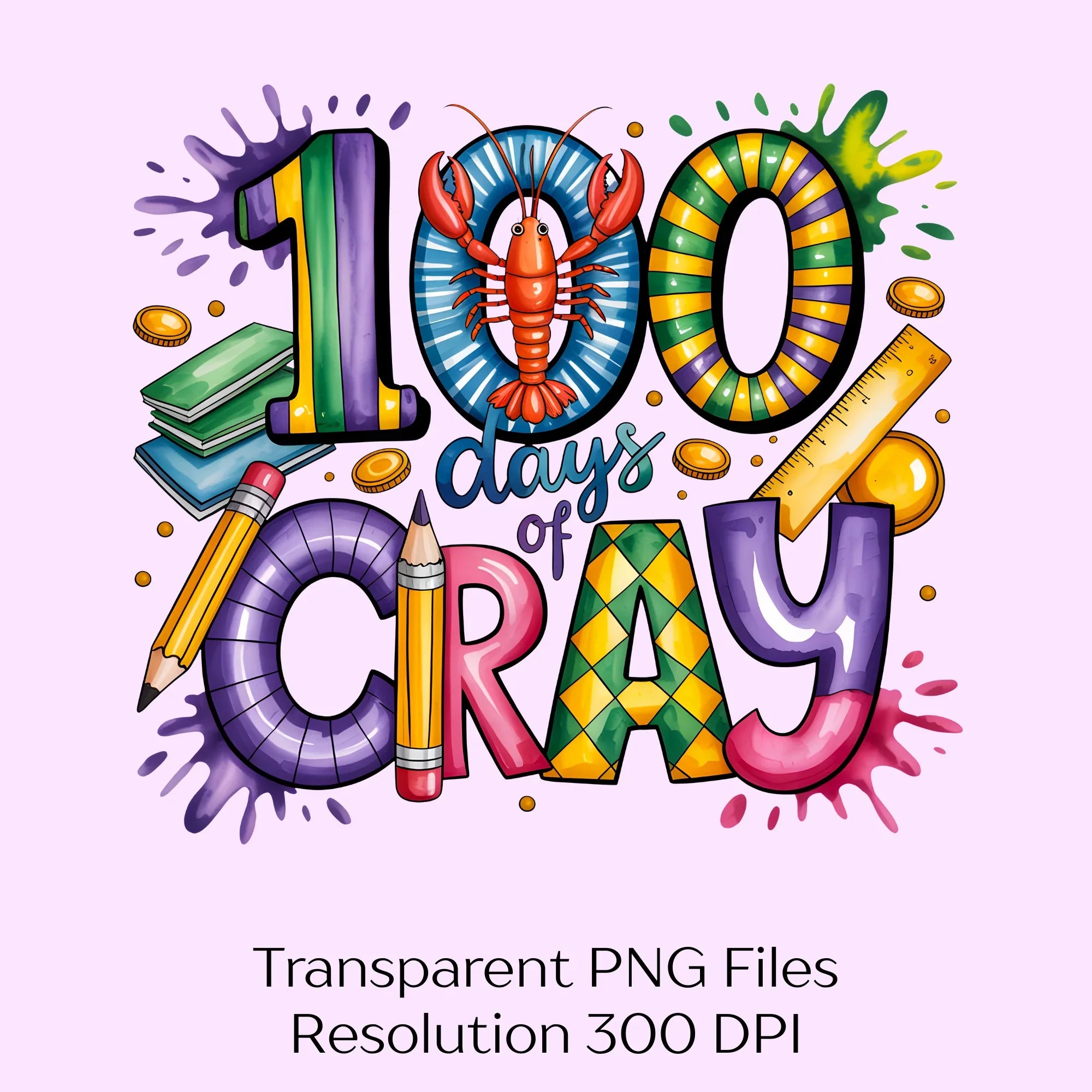 Days of Cray Mardi Gras Clipart Bundle - CraftNest - Digital Crafting and Art