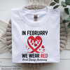 Red Heart Awareness Clipart Bundle