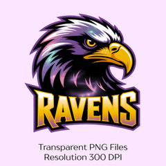 Ravens Game Day Clipart Bundle - CraftNest - Digital Crafting and Art