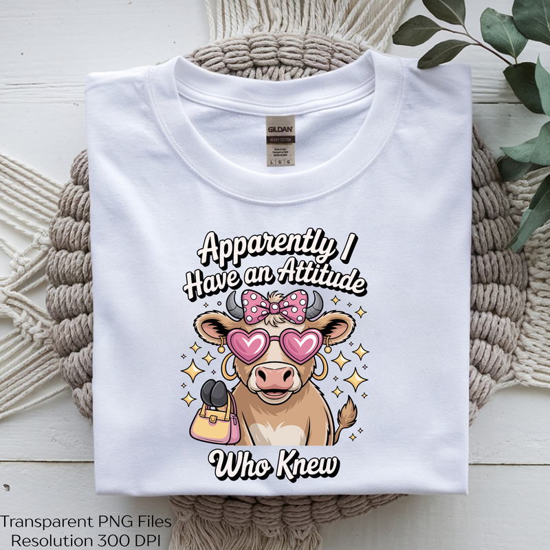 Apparently Have An Attitude Shirt SVG Bundle - CraftNest - Digital Crafting and Art