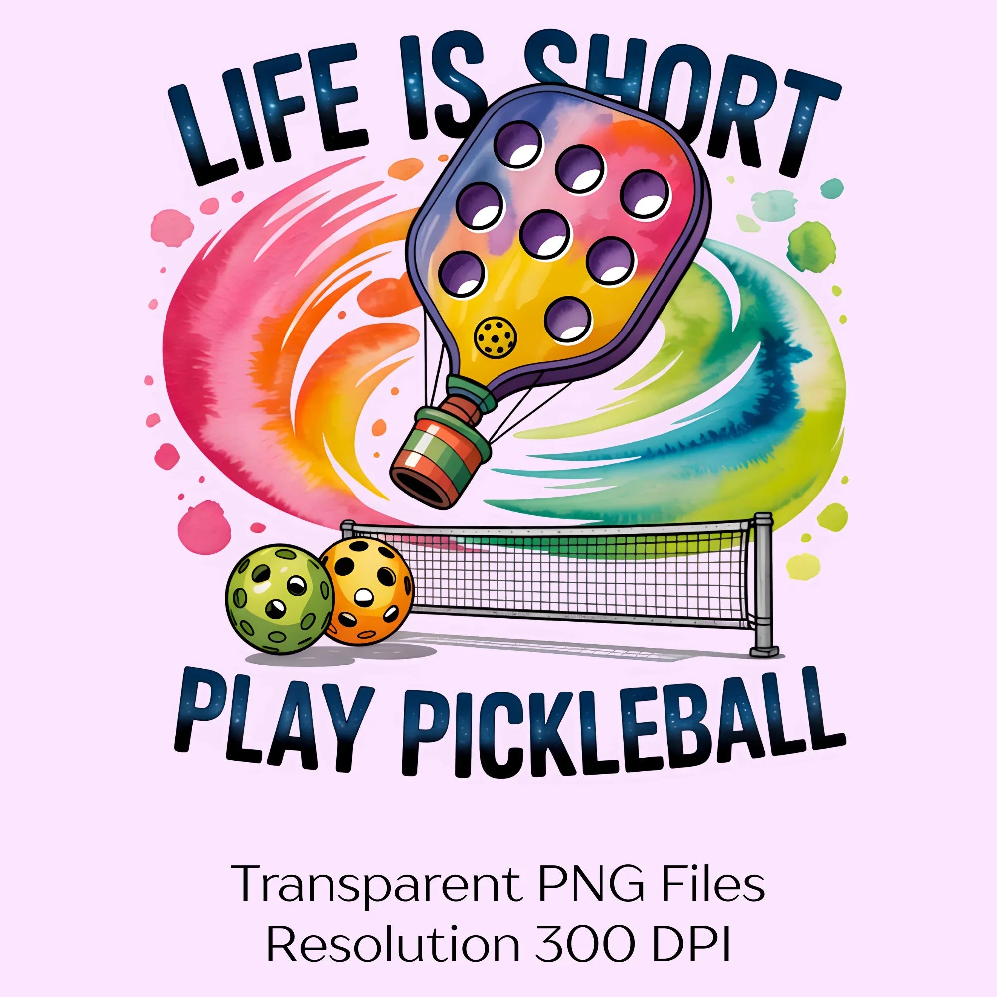 Life Is Short Play Pickleball Clipart Bundle - CraftNest - Digital Crafting and Art