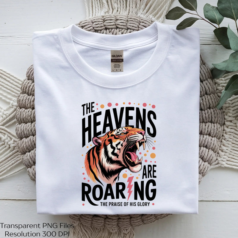 Roaring Heavens Tiger Clipart Bundle - CraftNest - Digital Crafting and Art
