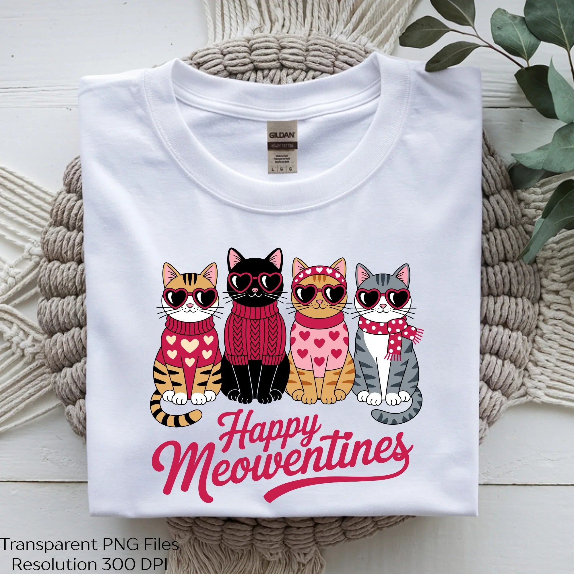 Happy Meowentines Valentine Cats Clipart Bundle - CraftNest - Digital Crafting and Art