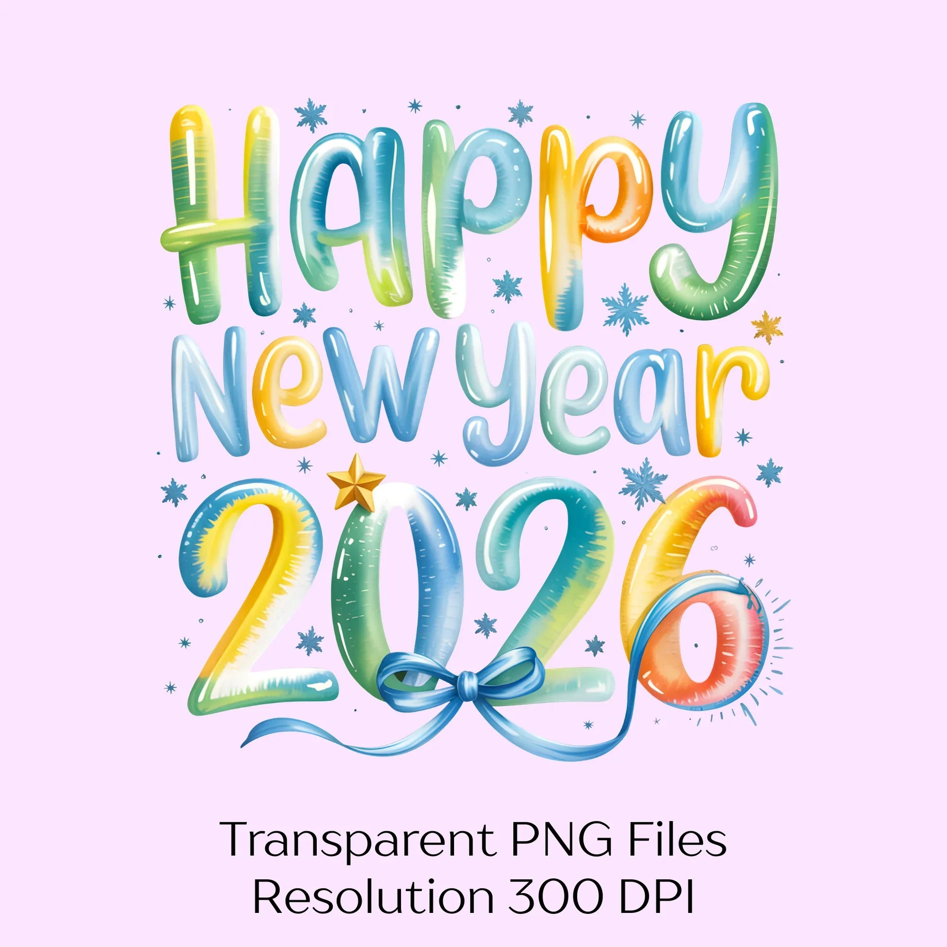 Happy New Year Pink Coquette Clipart Bundle - CraftNest - Digital Crafting and Art