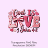 God Is Love Christian Clipart Bundle