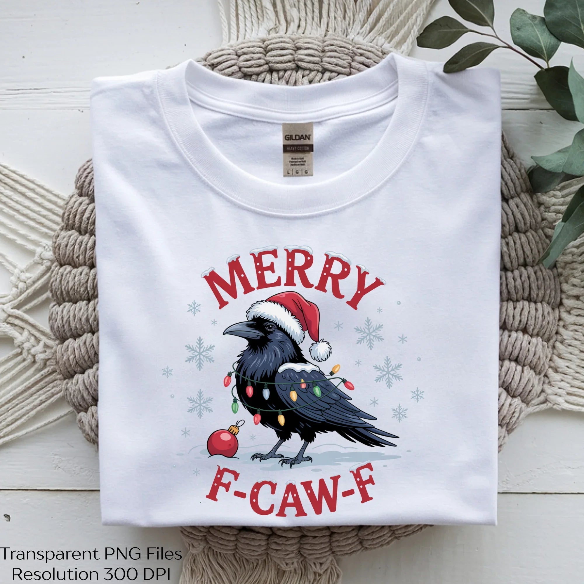 Merry Caw Crow Clipart Bundle - CraftNest - Digital Crafting and Art