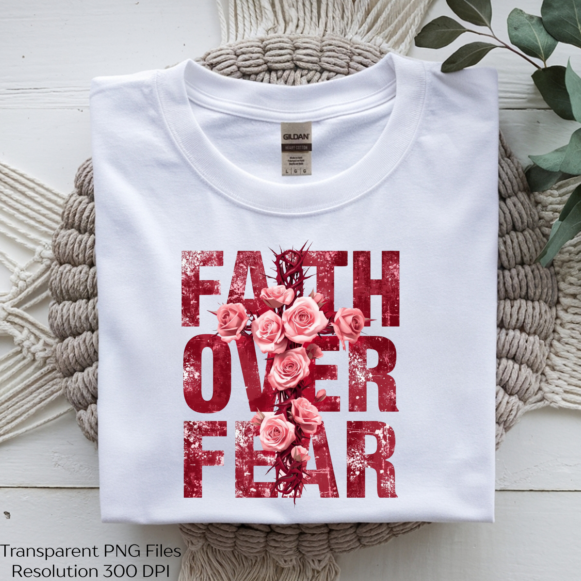 Faith Over Fear Christian Clipart Bundle