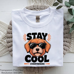 Stay Cool Everywhere Dog Clipart Bundle - CraftNest - Digital Crafting and Art