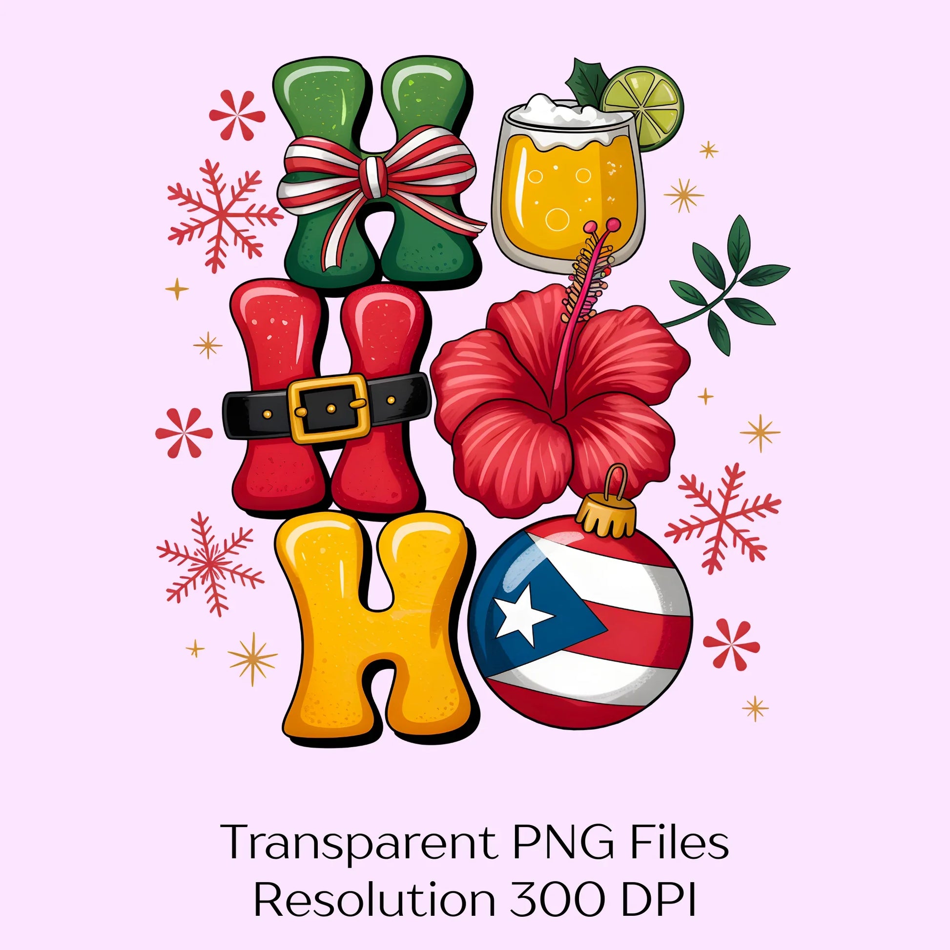 Boricua Christmas Puerto Rico Clipart Bundle - CraftNest - Digital Crafting and Art