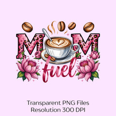 Mom Fuel Coffee Cup Clipart Bundle - CraftNest - Digital Crafting and Art