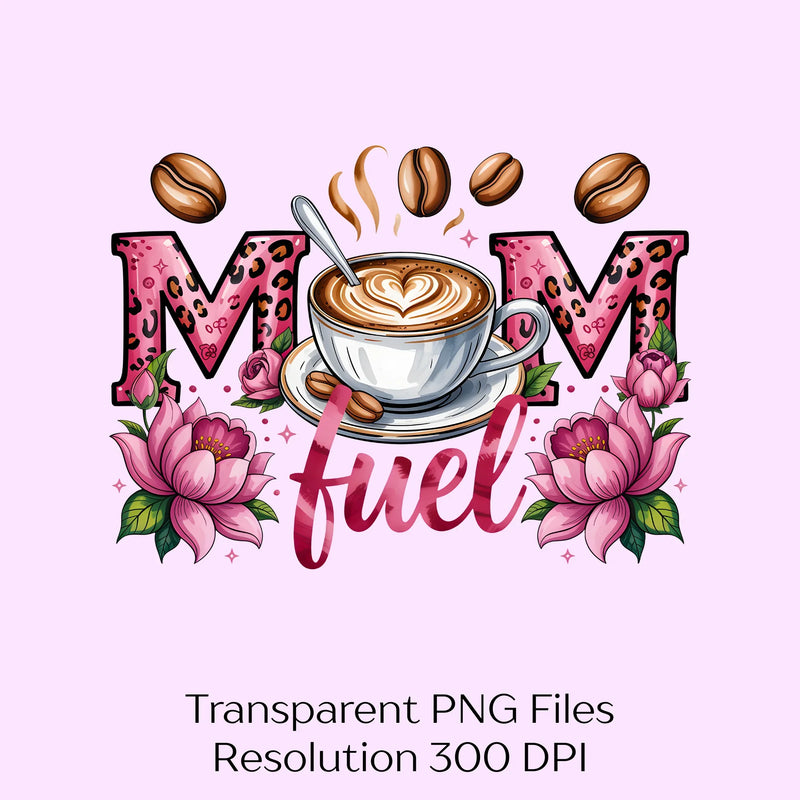 Mom Fuel Coffee Cup Clipart Bundle - CraftNest - Digital Crafting and Art