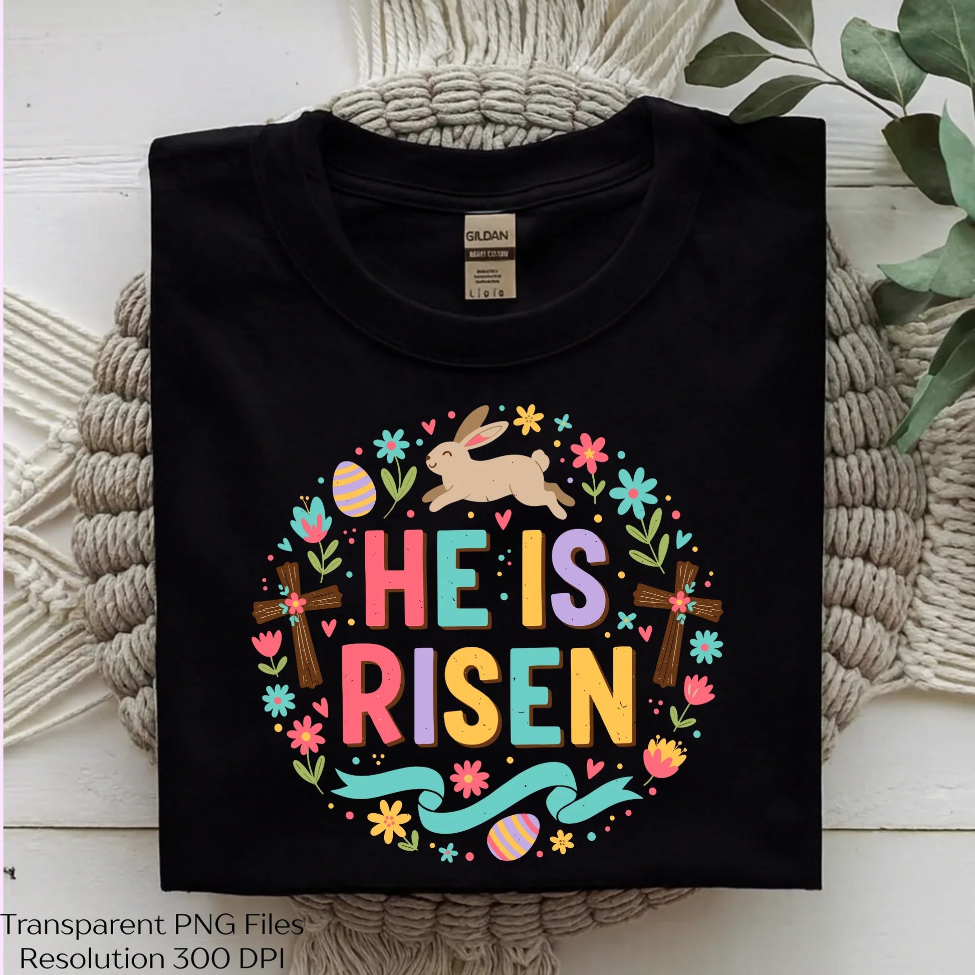 He Is Risen Easter Bunny Christian SVG Bundle - CraftNest - Digital Crafting and Art