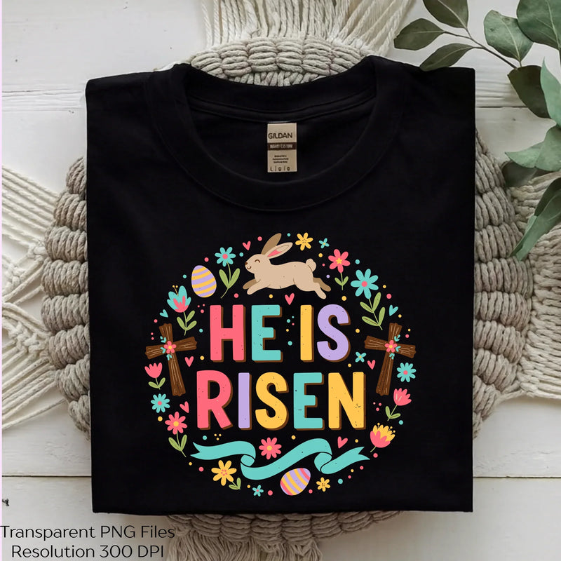 He Is Risen Easter Bunny Christian SVG Bundle - CraftNest - Digital Crafting and Art