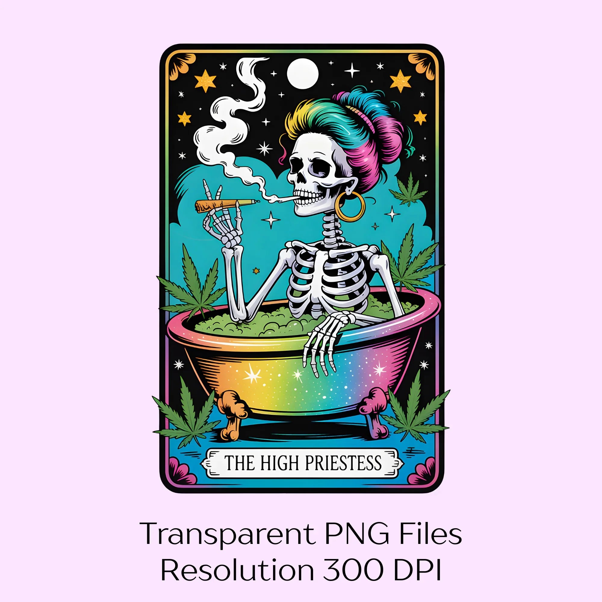 The High Priestess Tarot Card Clipart Bundle - CraftNest - Digital Crafting and Art