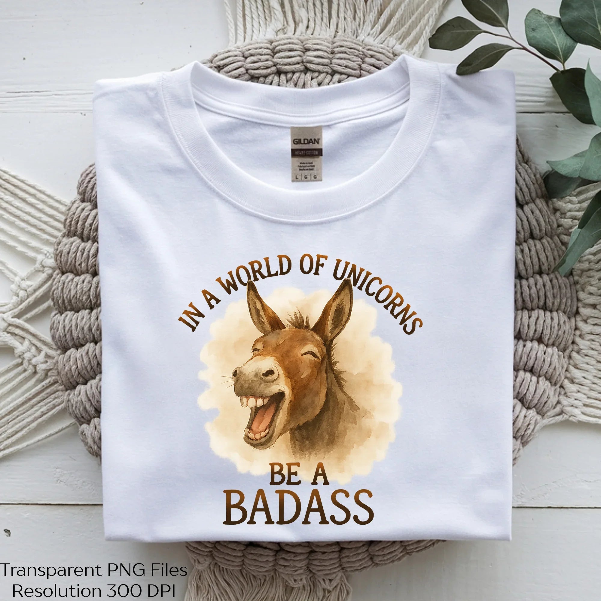 Sarcastic Donkey in Unicorn World Clipart Bundle - CraftNest - Digital Crafting and Art