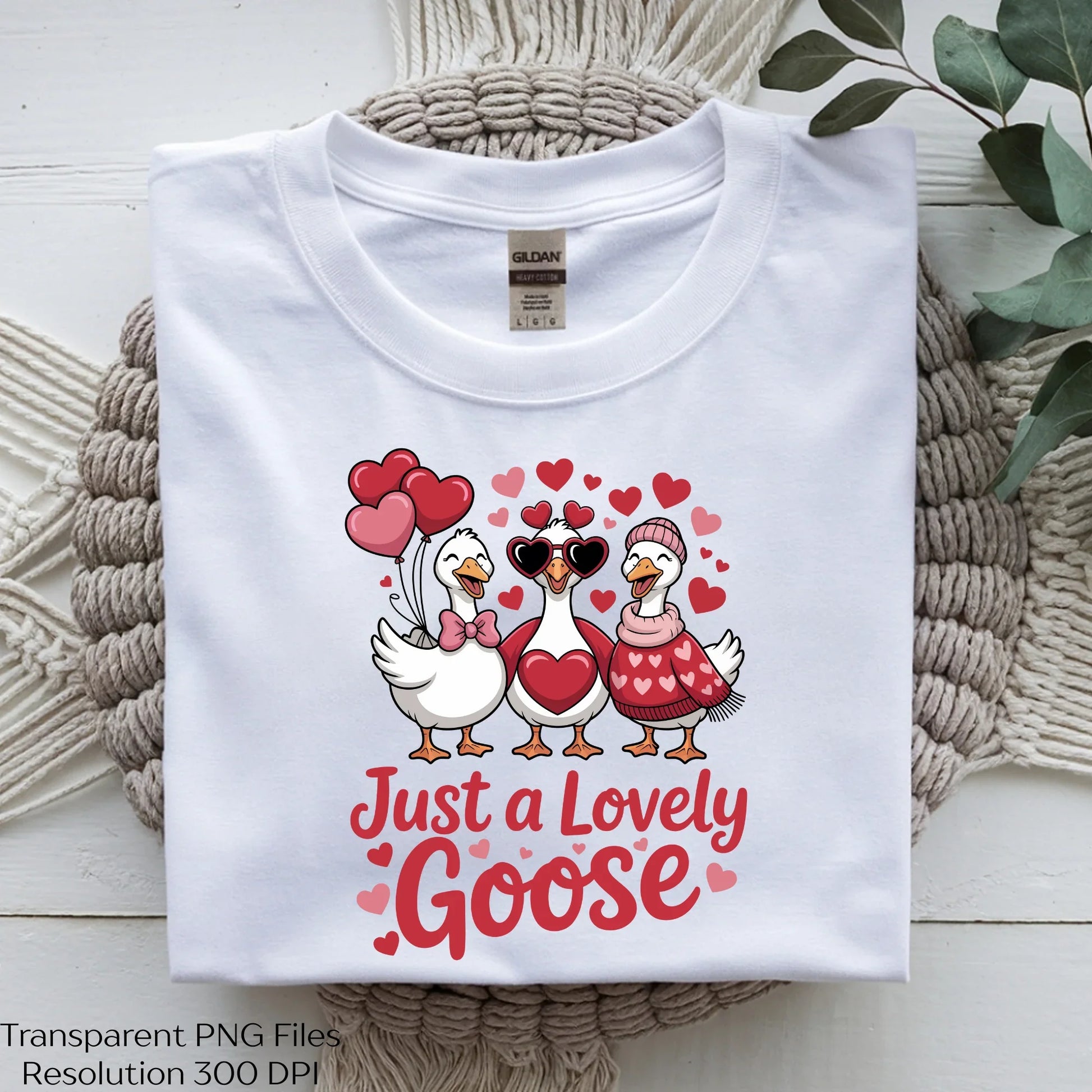 Lovely Cute Goose Valentine Day Clipart Bundle - CraftNest - Digital Crafting and Art
