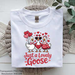 Lovely Cute Goose Valentine Day Clipart Bundle - CraftNest - Digital Crafting and Art