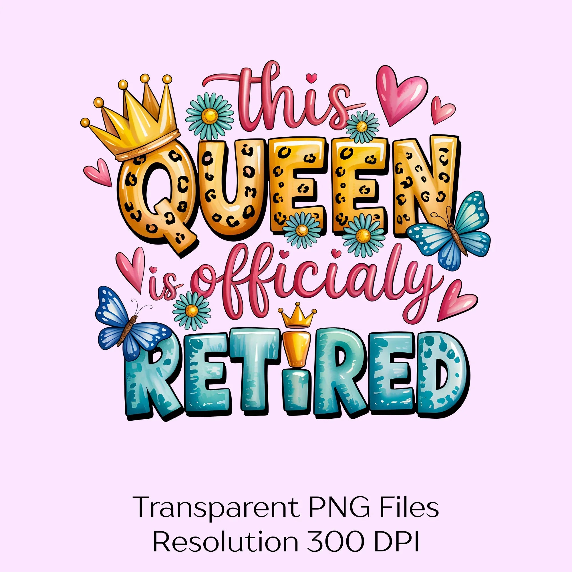 Retired Queen Women Retirement Clipart Bundle - CraftNest - Digital Crafting and Art
