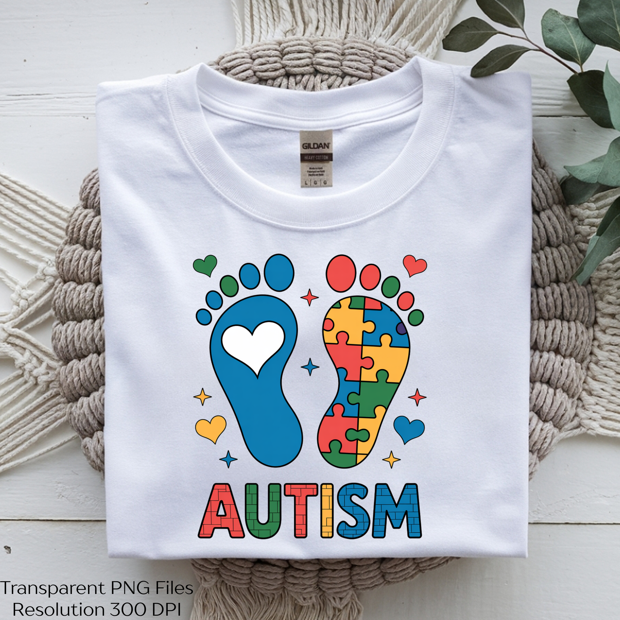 Autism Footprints Puzzle Clipart Bundle - CraftNest - Digital Crafting and Art