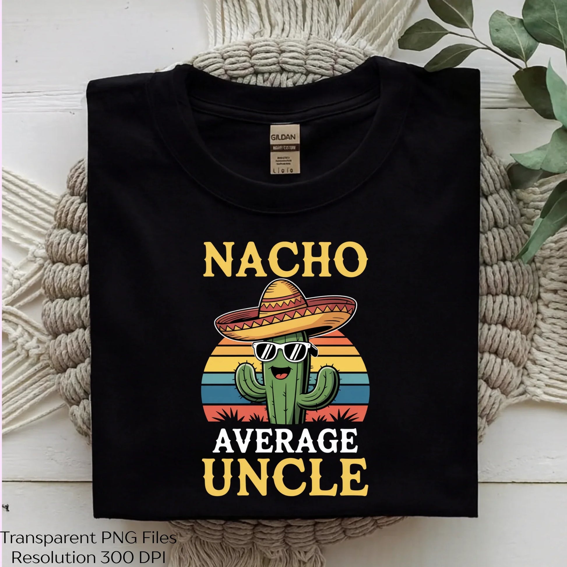 Nacho Average Uncle Funny Shirt Clipart Bundle - CraftNest - Digital Crafting and Art
