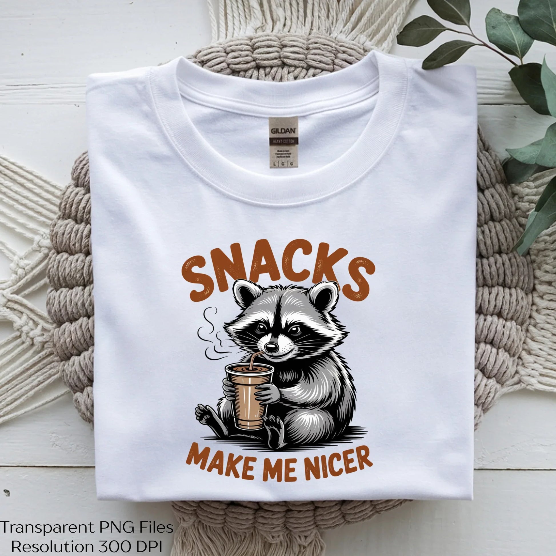 Snacks Make Me Nicer Raccoon Clipart Bundle - CraftNest - Digital Crafting and Art