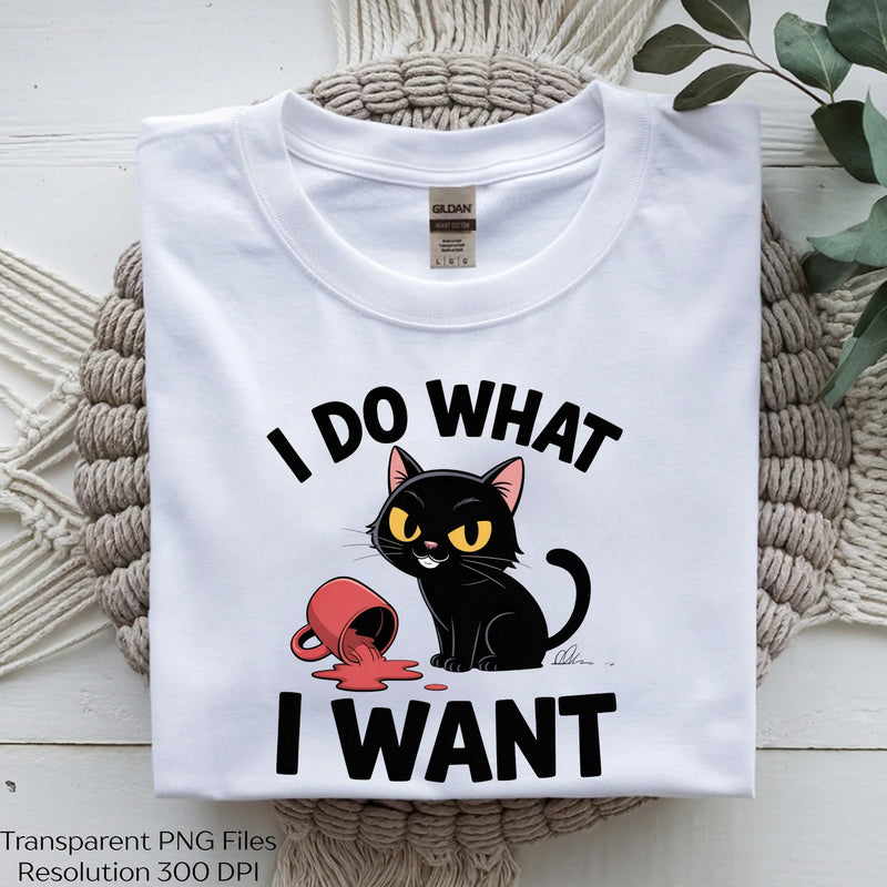 Do What You Want Cat Funny Clipart Bundle - CraftNest - Digital Crafting and Art