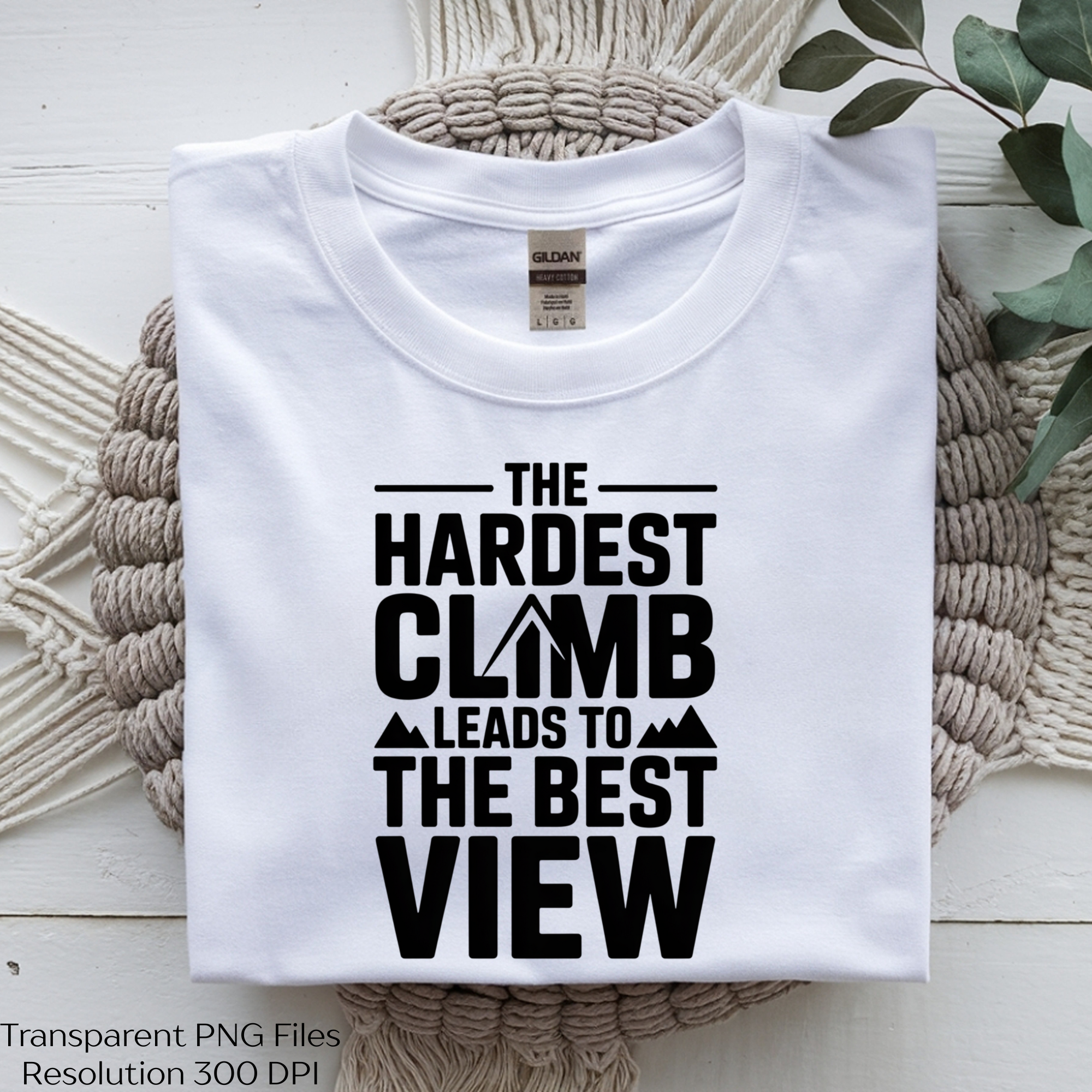 The Hardest Climb Inspirational SVG Clipart Bundle