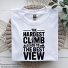 The Hardest Climb Inspirational SVG Clipart Bundle