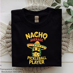 Nacho Average Pickleball Player Clipart Bundle - CraftNest - Digital Crafting and Art