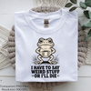 Frog Drinking Coffee Funny Shirt Clipart Bundle