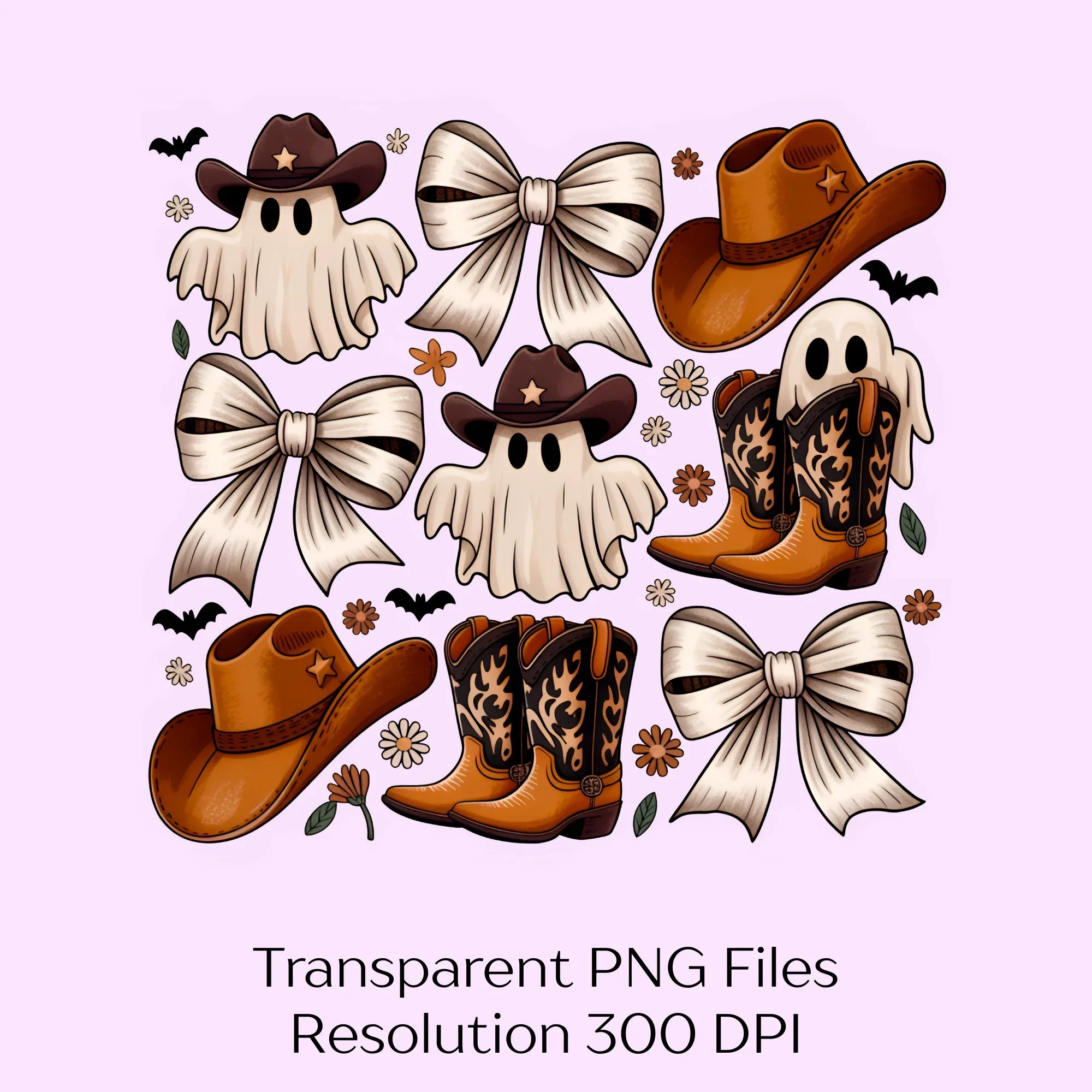 Western Coquette Halloween Clipart Bundle - CraftNest - Digital Crafting and Art