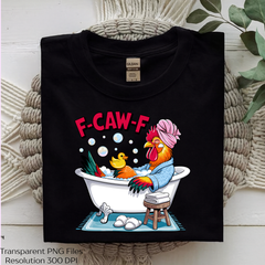 Chicken Bath Caw Rooster Pun SVG Bundle - CraftNest - Digital Crafting and Art