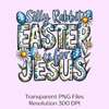Silly Rabbit Easter Is For Jesus Clipart Bundle