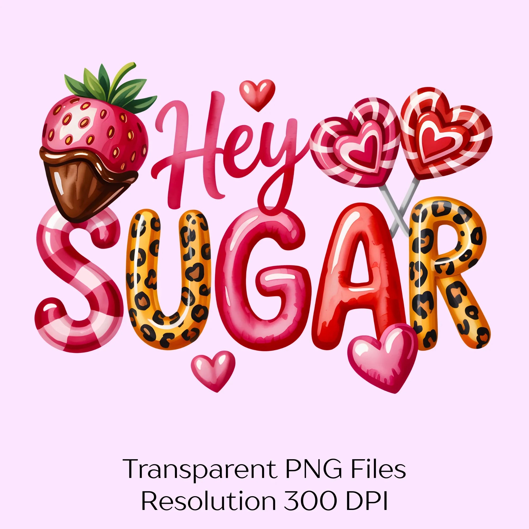 Hey Sugar Valentine's Day Clipart Bundle - CraftNest - Digital Crafting and Art