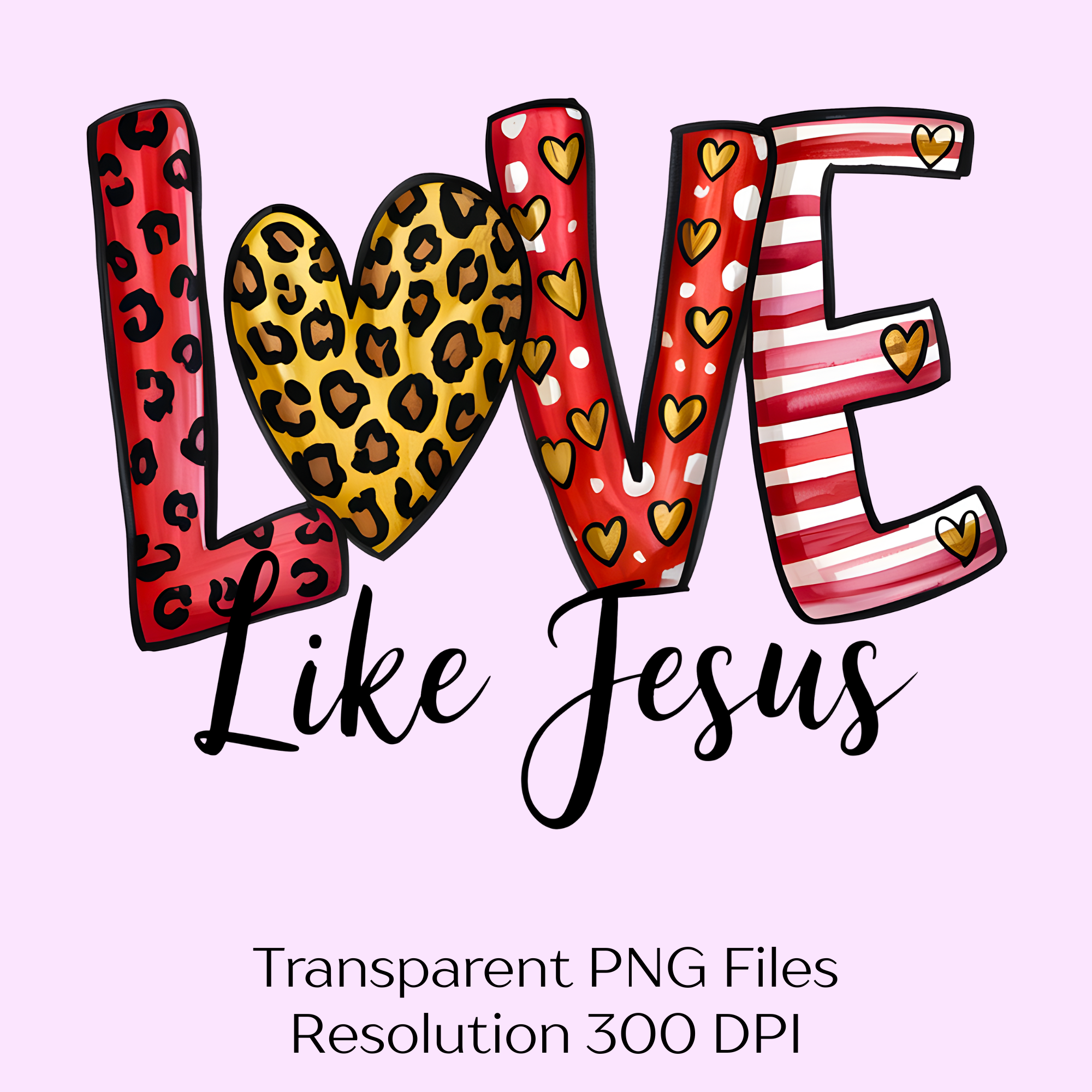 Love Like Jesus Vintage Clipart Bundle