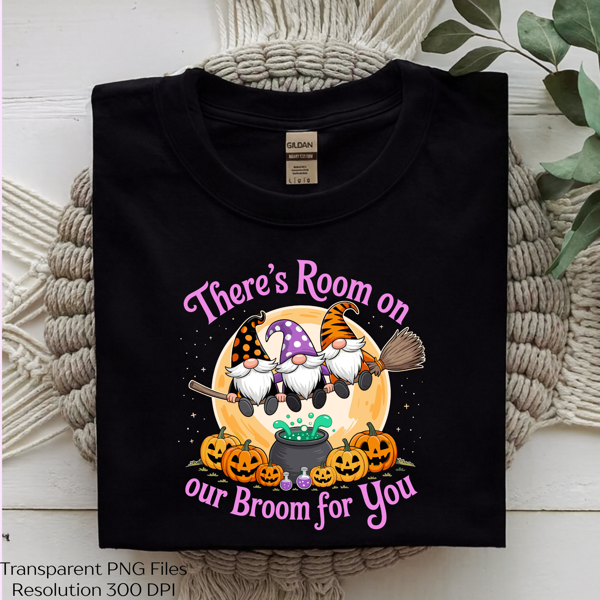 Room on Our Broom Gnomes SVG Clipart Bundle