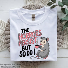 Possum Coffee Quote Cute Goth Art Clipart Bundle - CraftNest - Digital Crafting and Art