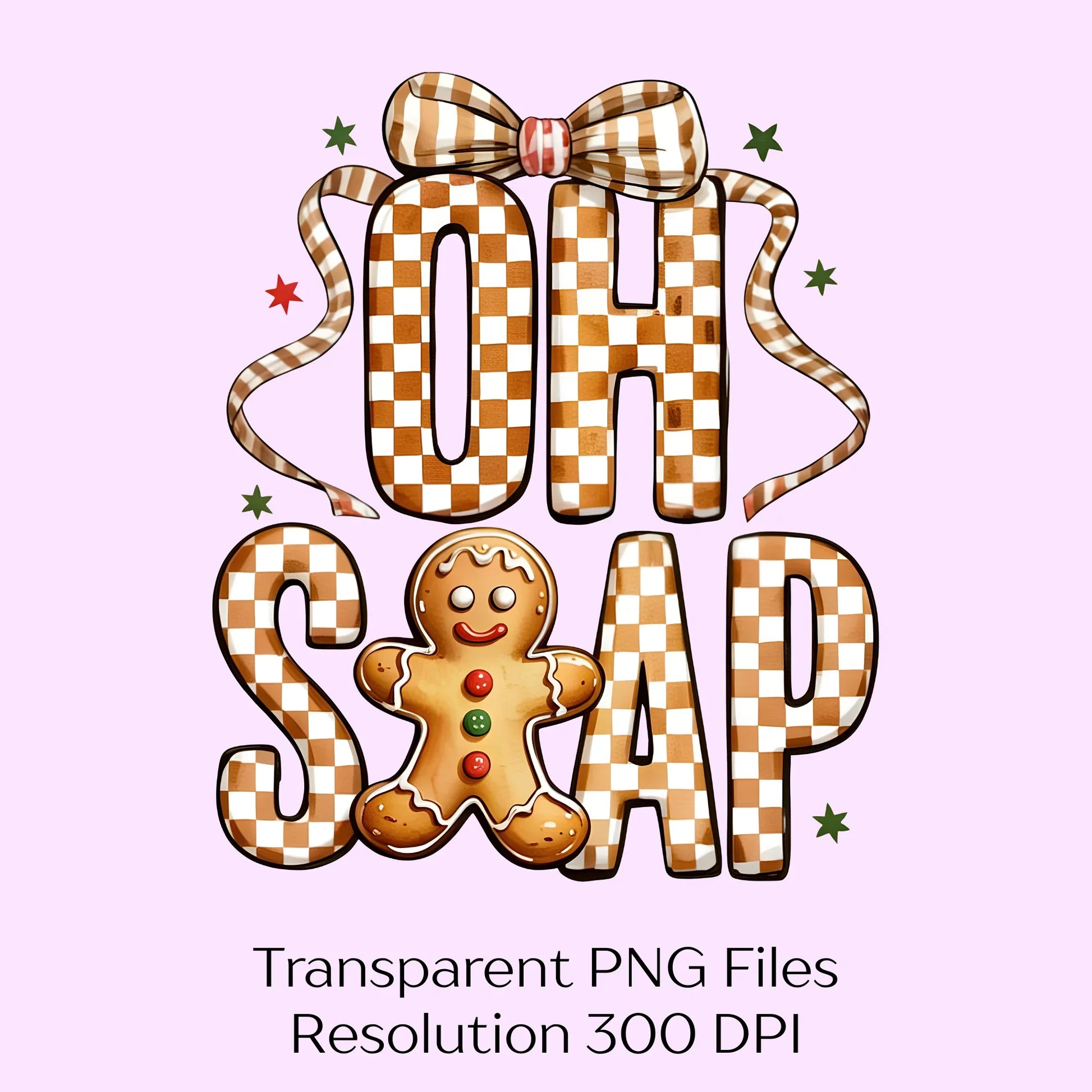 Coquette Gingerbread "Oh Snap" Clipart Bundle - CraftNest - Digital Crafting and Art