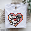 You Are My Love Valentine Retro T-Shirt Clipart Bundle