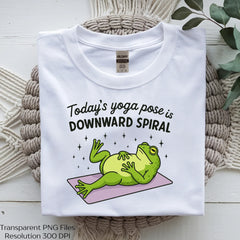 Funny Yoga Frog Clipart Bundle - CraftNest - Digital Crafting and Art